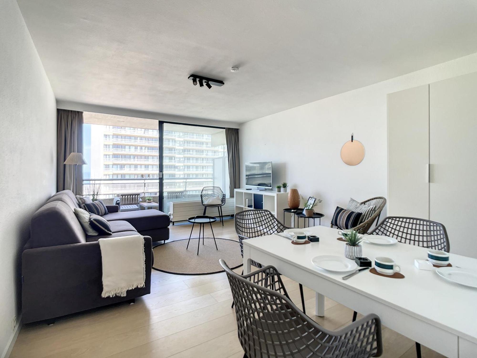 Oostende Studio Royal Ascot Q7 Met Terras En Zeezicht Op Toplocatie Extérieur photo